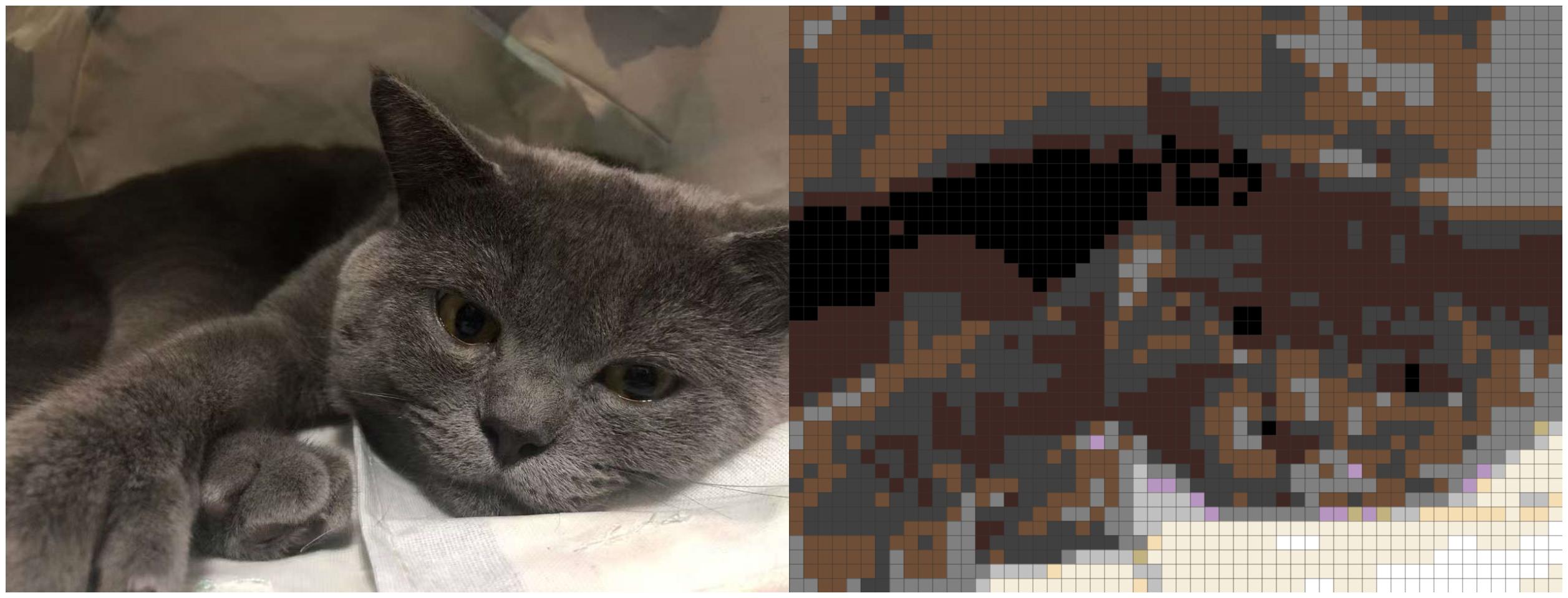 Simple icon perler bead pattern example